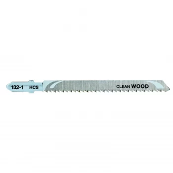 Image of DEWALT T101BR HCS Wood Cutting Reverse Tooth Jigsaw Blades Pack of 5