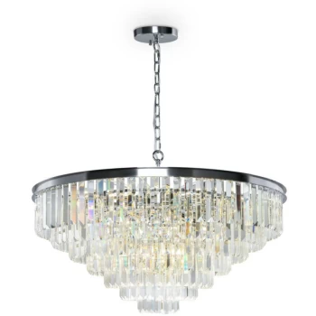 Image of Maytoni Lighting - Maytoni Classic - Revero Classic Revero 16 Light Chrome Pendant Ceiling Light