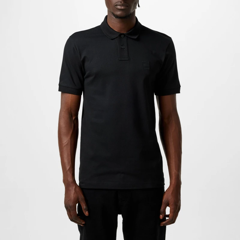 Image of Boss Passenger Slim Polo Shirt Black L