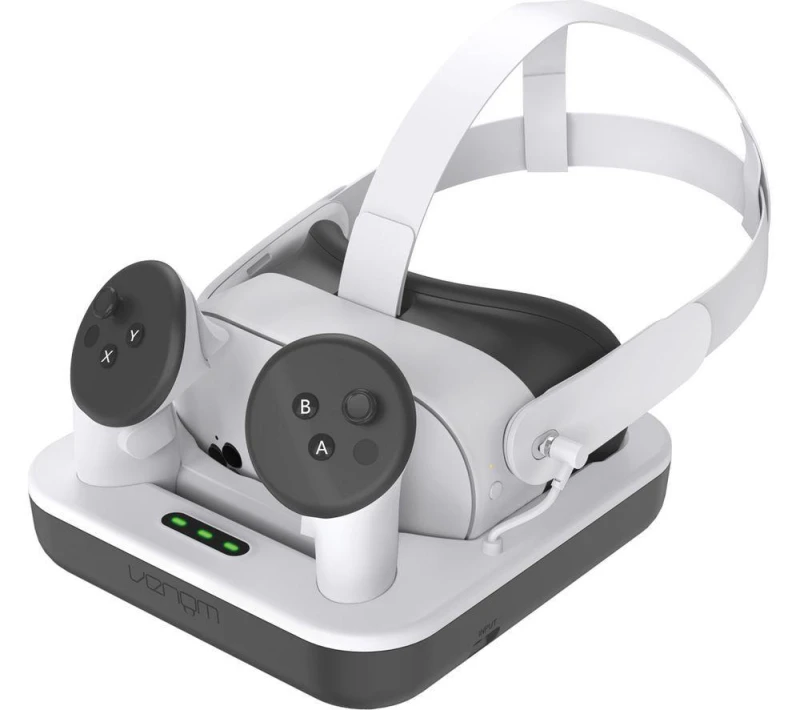 Image of Venom Charging Dock and Rechargeable Battery Packs for Meta Quest 3S White