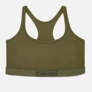 Image of Calvin Klein Plus Stretch-Cotton Jersey Bralette - XXXL