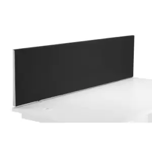 Image of Magnum Straight Upholstered Desk Screen - 1600mm - Black