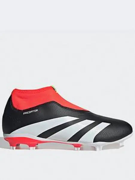 Image of adidas Predator 24 League Laceless Childrens Firm Ground Football Boots - Size 2
