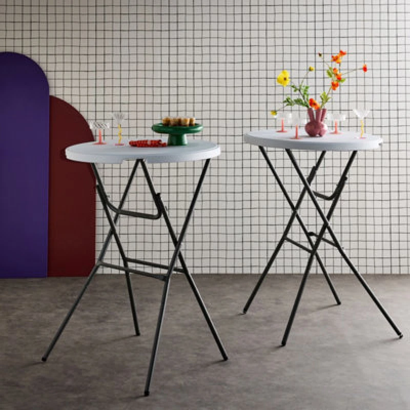 Image of sweeek Pair Of Foldable Tables White