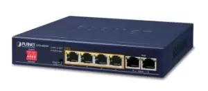 Image of PLANET GSD-604HP network switch Unmanaged Gigabit Ethernet...