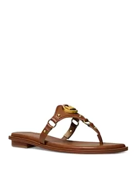 Image of Michael Kors Womens Conway Slip On Thong Sandals