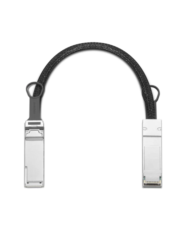 Image of Lenovo 4X91U42988 InfiniBand/fibre optic cable 0.4 m QSFP Black