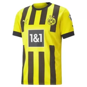Image of Puma Borussia Dortmund Home Shirt 2022 2023 Mens - Yellow