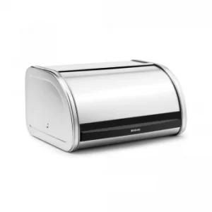 Image of Brabantia Roll Top Matt Steel Bread Bin Matt steel