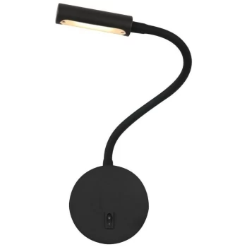 Image of Maytoni Lighting - Stem Reading Integrated LED Wall Lamp Black