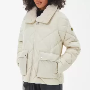 Image of Barbour International Norton Quilted Shell Coat - UK 8