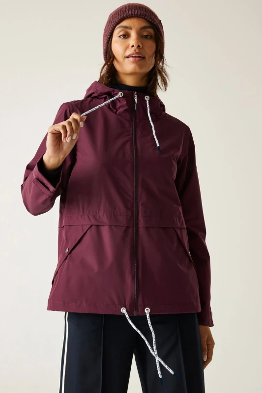 Image of Regatta Womens Bayletta II Waterproof Jacket in Purple Size: 10 Purple Female 10