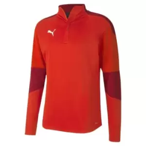Image of Puma 21 Rain Zip Top Mens - Red