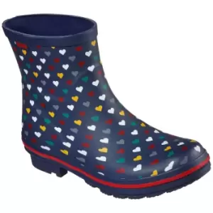 Image of Skechers Womens BOBS Rain Check Love Splash Wellington Boots UK Size 8 (EU 41)