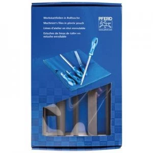 Image of PFERD 11801532 Workshop file set 200 mm cut 2 in PVC roll-up bag including outer carton 200 mm