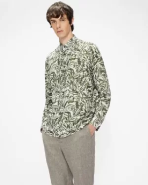 Image of Long Sleeved Animal Print Shirt