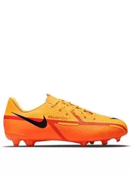 Image of Nike Junior Phantom GT Academy Firm Ground Football Boots - Orange, Size 5