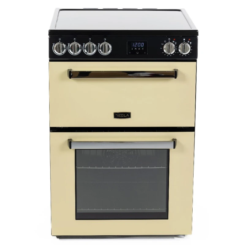 Image of Tesla TMRC60C 60cm Freestanding Ceramic Cooker - CREAM TMRC60C