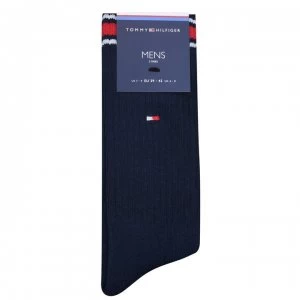 Image of Tommy Bodywear 2 Pack Icon Crew Socks - Navy 322