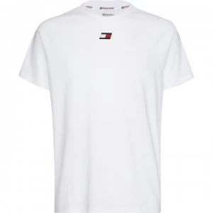 Image of Tommy Sport Tommy Chest Logo T Shirt - YBR White