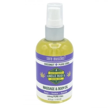 Image of Uncle Buds Massage Oil - 120ml (Case of 12)