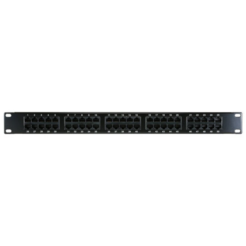 Image of Cablenet Cablenet 50 Way 1u Voice Panel 3 Pair (1,2-3,6-4,5) 72-3398