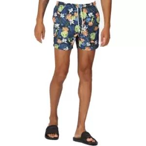 Image of Regatta Mens Loras Adjustable Wicking Summer Swimming Shorts M- Waist 33-35' (84-89cm)