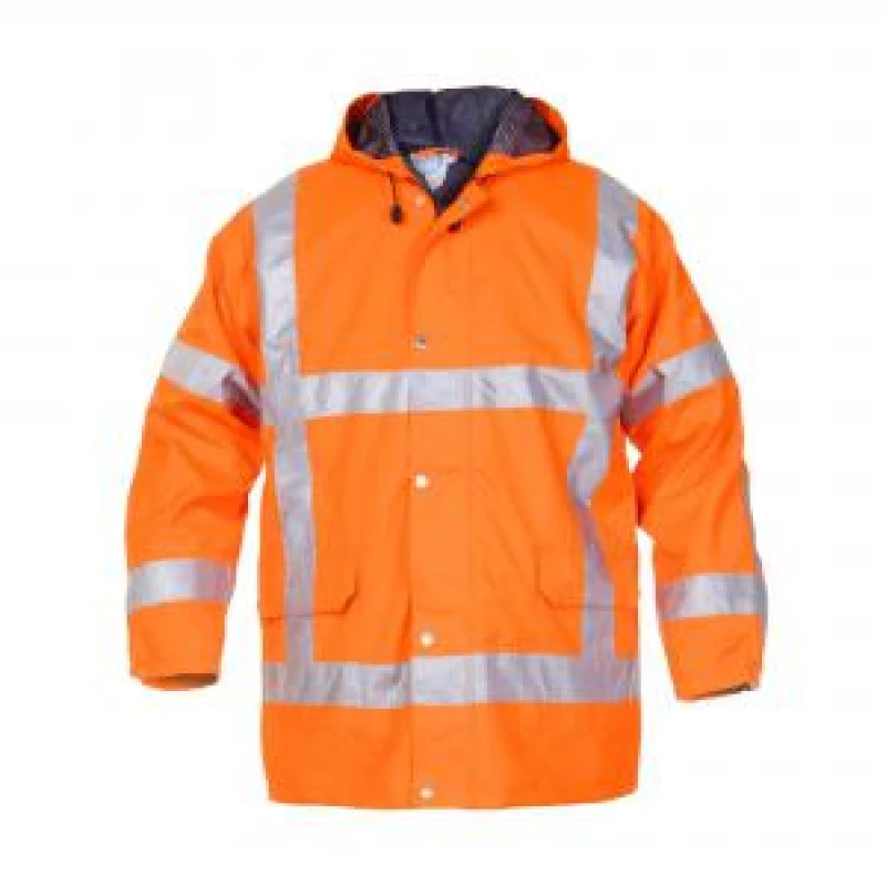 Image of Hydrowear Uitdam Simply No Sweat High Visibility Waterproof Jacket Orange 3XL