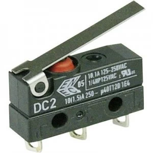 Image of Cherry Switches Microswitch DC2C A1LC 250 V AC 10 A 1 x OnOn IP67 momentary