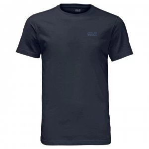 Image of Jack Wolfskin Essential T-Shirt - Night Blue