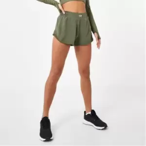 Image of USA Pro x Courtney Black Fitness Energy Shorts - Green