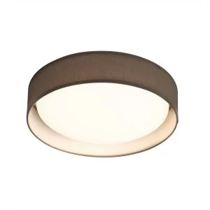 Image of Integrated LED 1 Light Flush Ceiling Light White, Grey