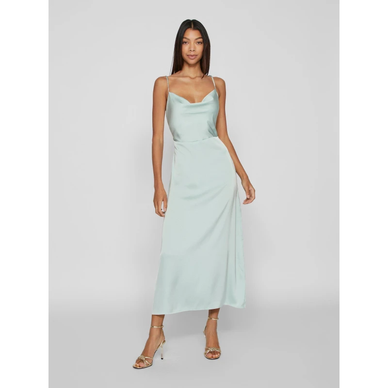 Image of VILA Avenna Maxi Dress - Green Green 10