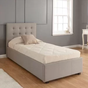 Image of Regal Ottoman Grey Bed Frame Grey