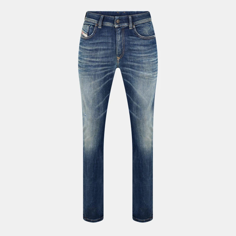 Image of Diesel Sleenker Skinny Jeans Blue Denim male 27W R