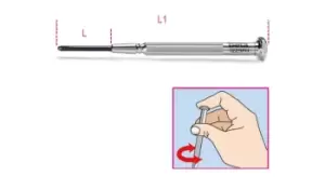 Image of Beta Tools 1229PH Phillips Micro-Screwdriver PH1 012290251