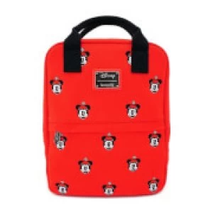 Image of Loungefly Disney Positively Minnie Canvas Embroidered Backpack