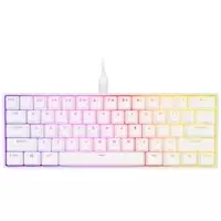 Image of Corsair K65 RGB MINI 60% White USB RGB Mechanical Gaming Keyboard MX Red (CH-9194110-UK)