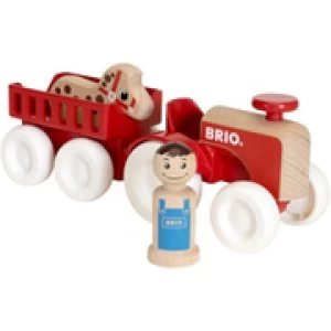 Image of Brio Farm Tractor Set