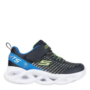 Image of Skechers & Strap Lighted Sneaker W 3D - Blue