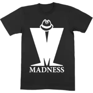 Image of Madness - M Logo Unisex Medium T-Shirt - Black