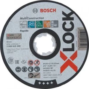 Image of Bosch Accessories 2608619269 Cutting disc (straight) 125mm 22.23mm