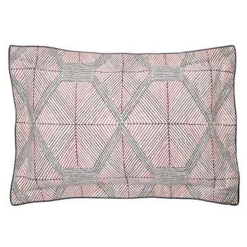 Image of Bedeck of Belfast Senko Oxford Pillowcase - Charcoal