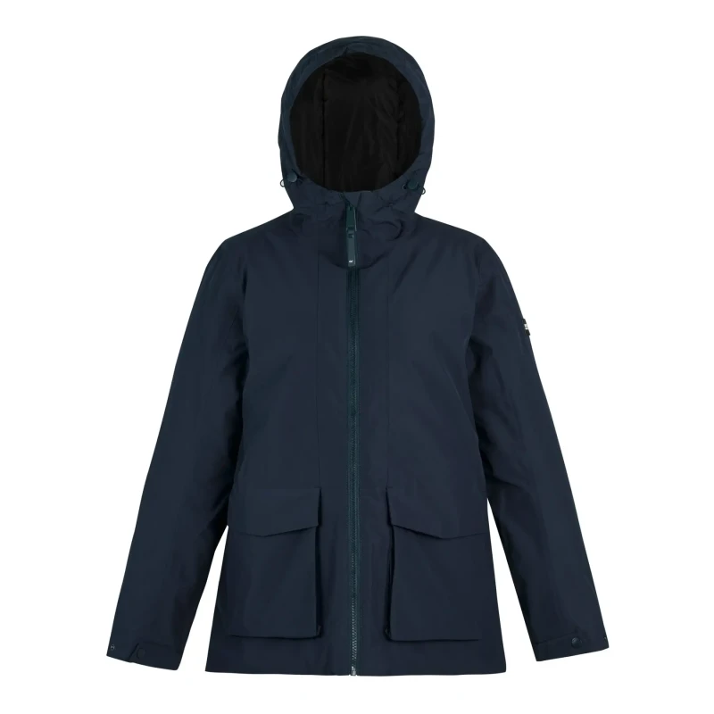 Image of Womens waterproof jacket Regatta Melane Bleu Female 38