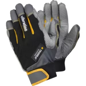Image of Tegera 9180 Pro Palm-side Coated Black/Grey Gloves - Size 12
