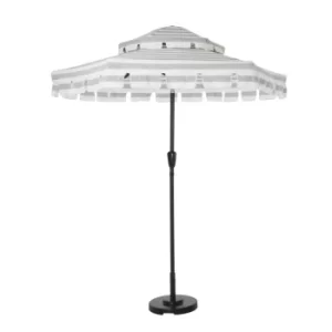 Image of Connie Outdoor 2 Tier Tilt Umbrella Grey