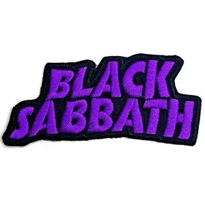 Image of Black Sabbath - Cut Out Wavy Logo Standard Patch