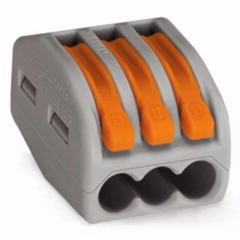 Image of Zexum 3 Way Lever Operated Terminal Connector - Single