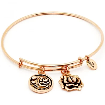 Image of Ladies Chrysalis Rose Gold Plated Friend & Family Mum Expandable Bangle