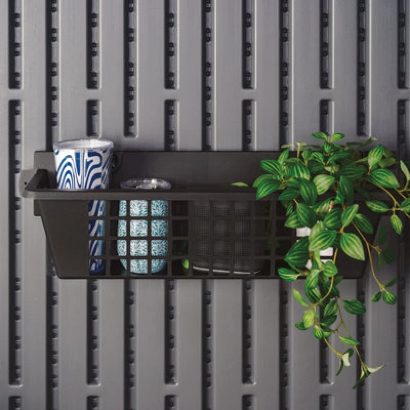 Image of Suncast Basket Storage Set - Pack of 2, Black BMSBSKT2PK